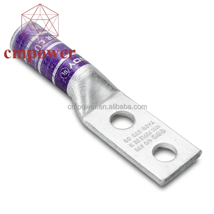 Пользовательские Электрический кабель провод терминала Луженая Медь батареи lug разъемы