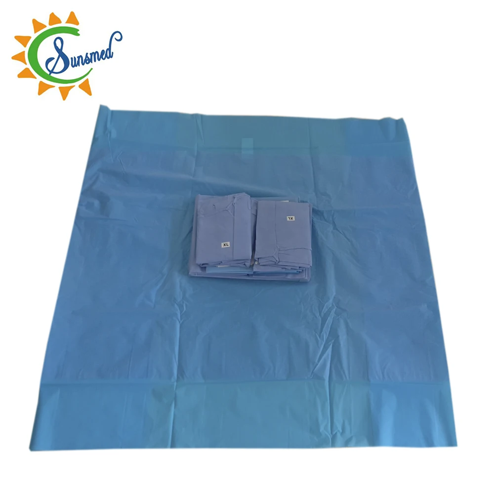 
factory supply sterile surgical pack Orthopedic drape pack for organ correction CE ISO 