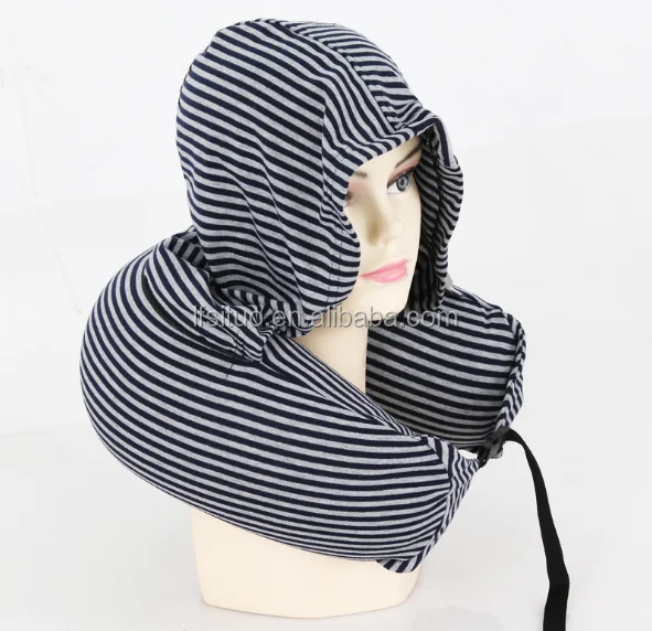 Самолет бусы дорожная подушка с капюшоном