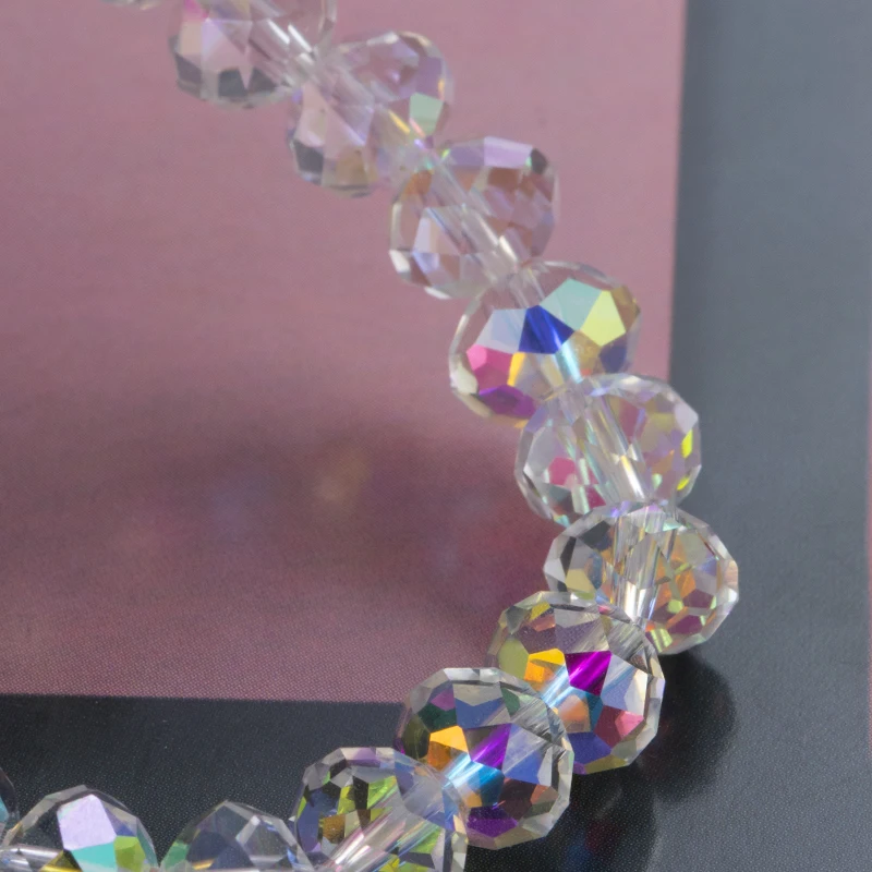 Xichuan высшее качество K9 стеклянные хрустальные камни бусины AB Rondelle граненые Abacus для лэмпворк