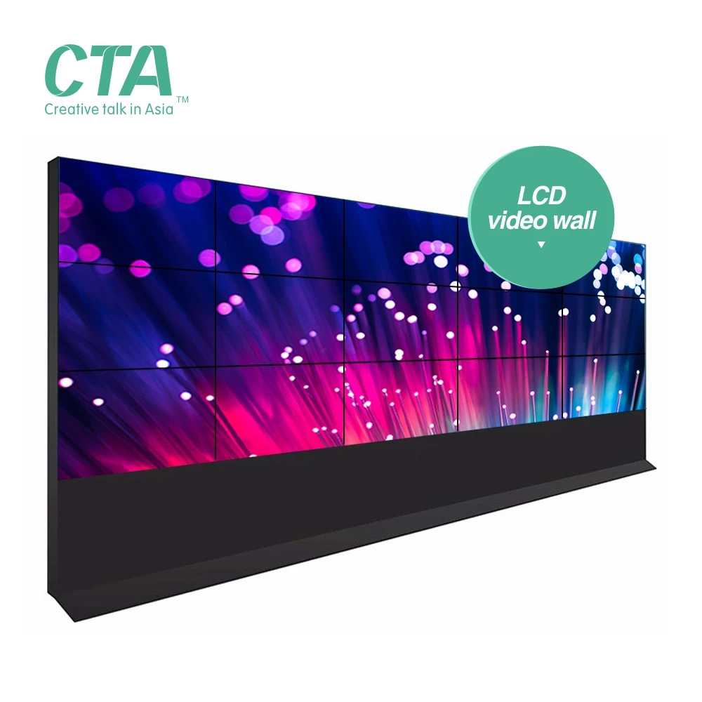 Shenzhen lcd светодиодная видеостена 3x3 3x5 с контроллером и процессором