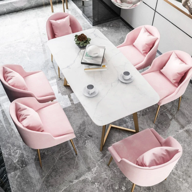 Современные Столы для столовой с 4 6 8 10 обеденных стульев набор мебели