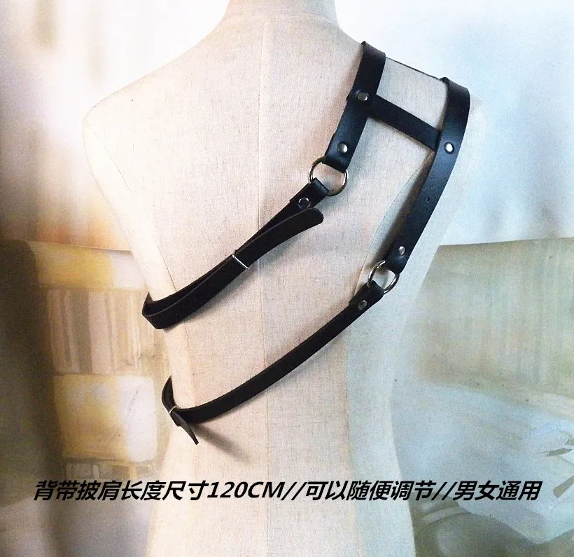 European and American original Punk business leisure men and women universal restraint strap shawl Joker fashion jewelry belt