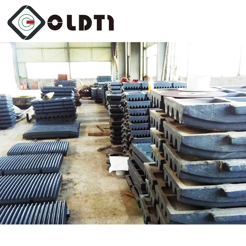 
High Manganese Jaw Crusher Wear Parts Movable Jaw Plate C106 C110 