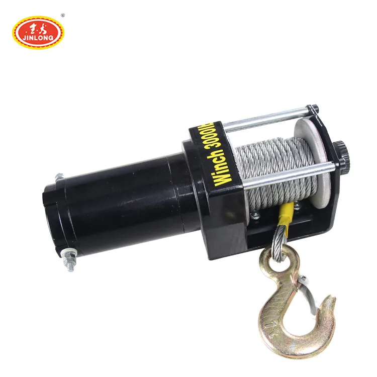 Портативный 3000lb 12000 lbs мини В 12 В 12 Вольт 24 В в автомобиль Лодка Якорь мотор электрическая лебедка
