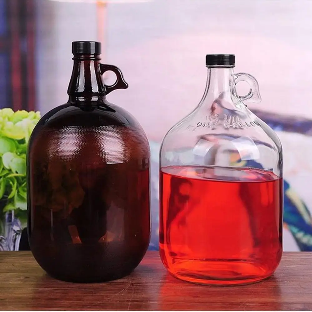 antique Personalized Engraved 64 oz. Clear Glass Syrup Bottles manufacturer