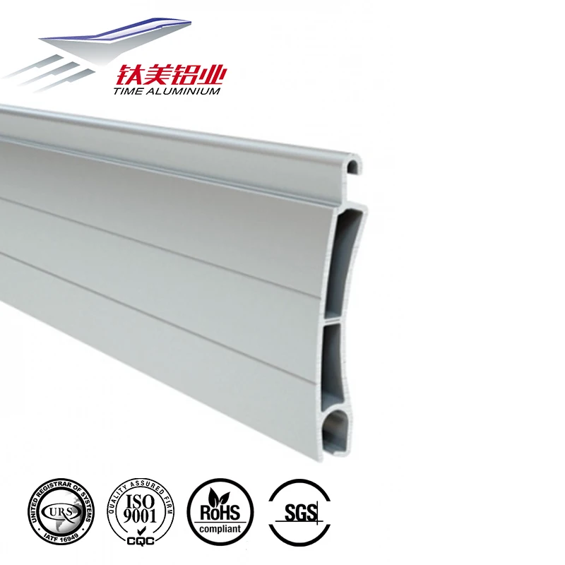 Powder coating aluminium roller shutter slat high quality rolling shutter profile for roll up door