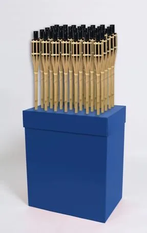 Китай поставки природа цвет наружного освещения лагерь керосин лампы алкоголь бамбука тики факел