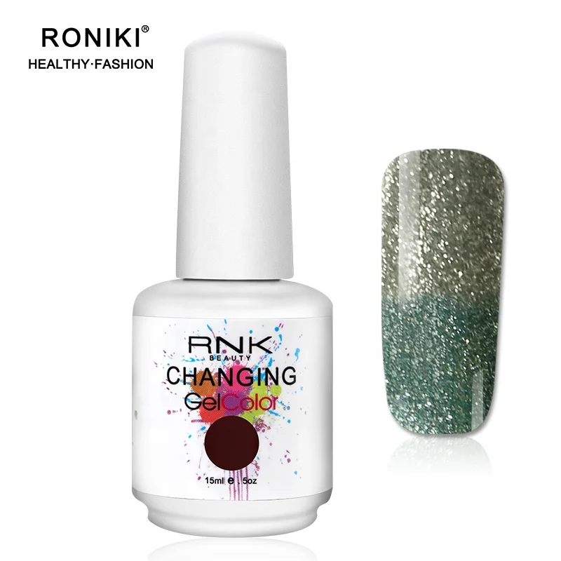 Hot in euroe market nail gel polish base glue color changing professional nail arts design gel polish nail led uv gel