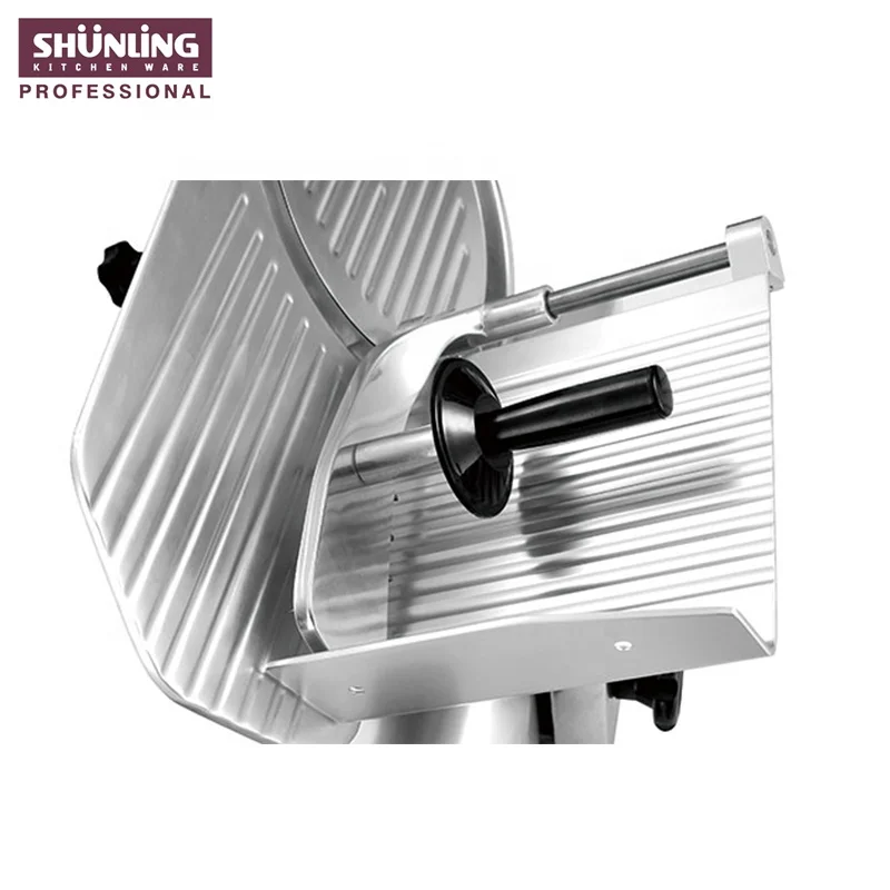 250mm blade commercial meat slicer / cheese slicer / bread slicer 250ES-10 in aluminium alloy body and stainless steel blade.