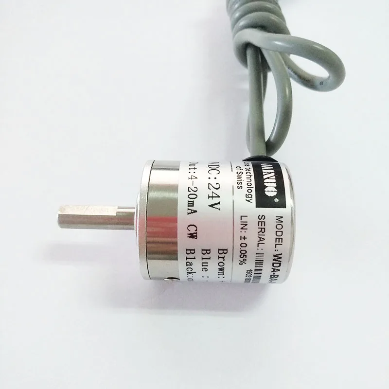 WDA-BA-360 4-20mA 180 degree non - contact magnetic Angle sensor Hall sensor