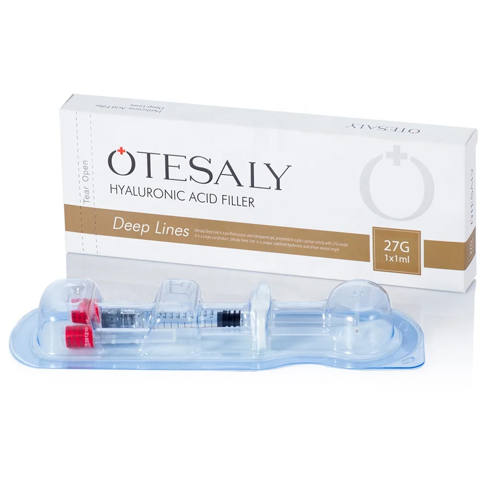 
CE Approved Otesaly 1ml deep hyaluronico acido injectable dermal filler for lips lines and fines lines 