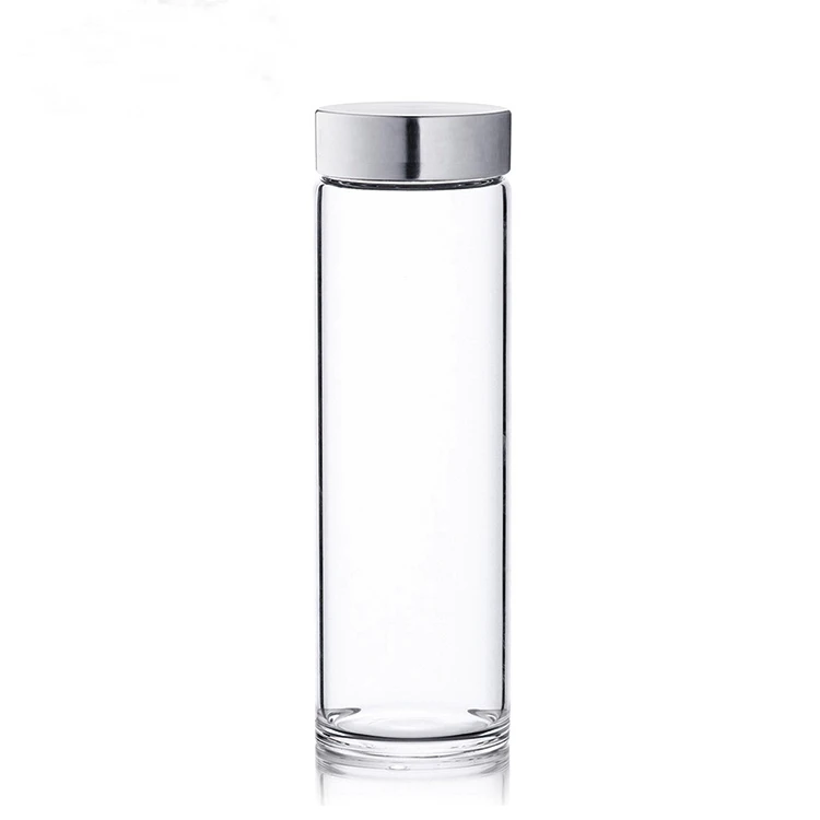 Easy to Clean Borosilicate Glass Water Bottle For Drinking Water