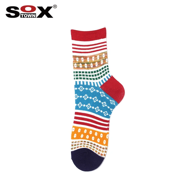 Нескользящие Крытый Рождественский тапок натурального волокна носок