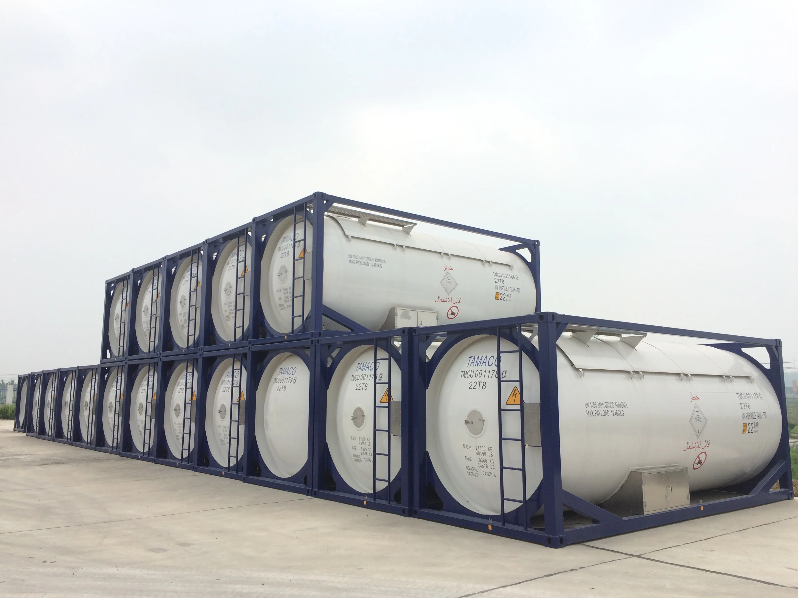  Портативный контейнер-резервуар для химической hcl кислоты ASME приемлемые всех видов среды ccs ISO 20