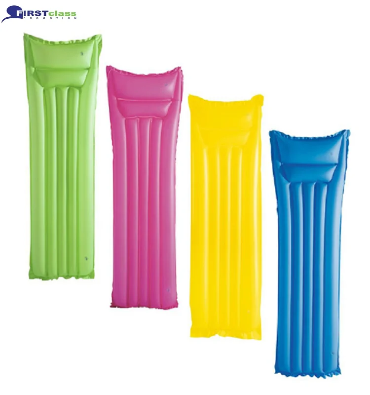 Promotional PVC swimming air bed inflatable pool float air mattress