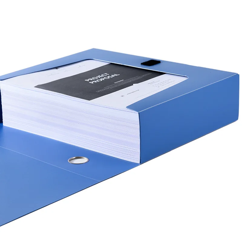 Custom Logo  a4 plastic document box storage box Office supplies