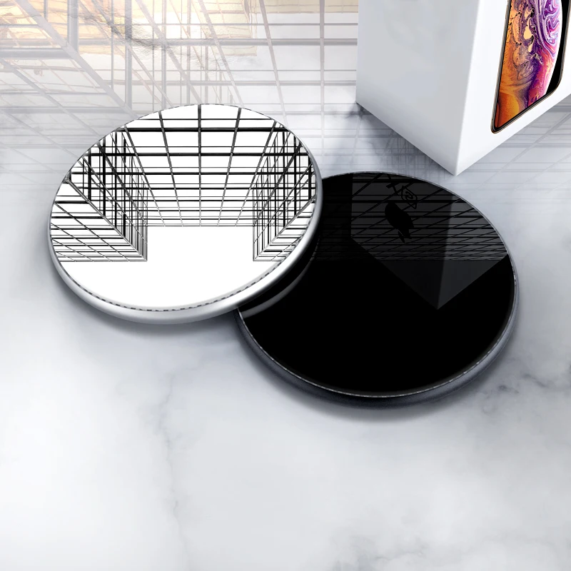 Портативный универсальный Быстрая зарядка 15 Вт Беспроводное зарядное устройство для мобильного телефона