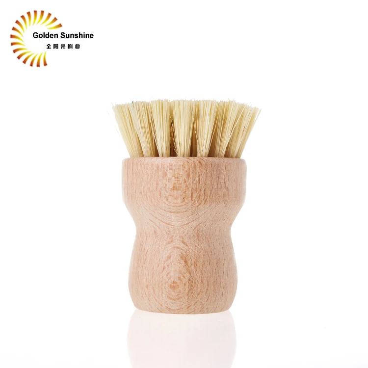 Special Shape Kitchen Dish Cleaning Brush Bamboo Dish Brush