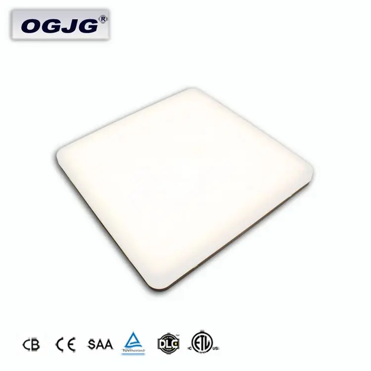 School dormitory 300*300mm on-off dimming ip44 panel light internet cafe remote control diode flicker-free ceiling light