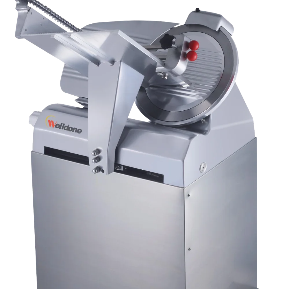 0-18mm adjustable slice thickness 13 inch round blade kitchen food frozen meat slicer fully automatic commercial