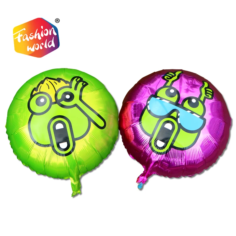 
23 inch Rock and roll style frog aluminum foil balloons lift off helium foil balloons 