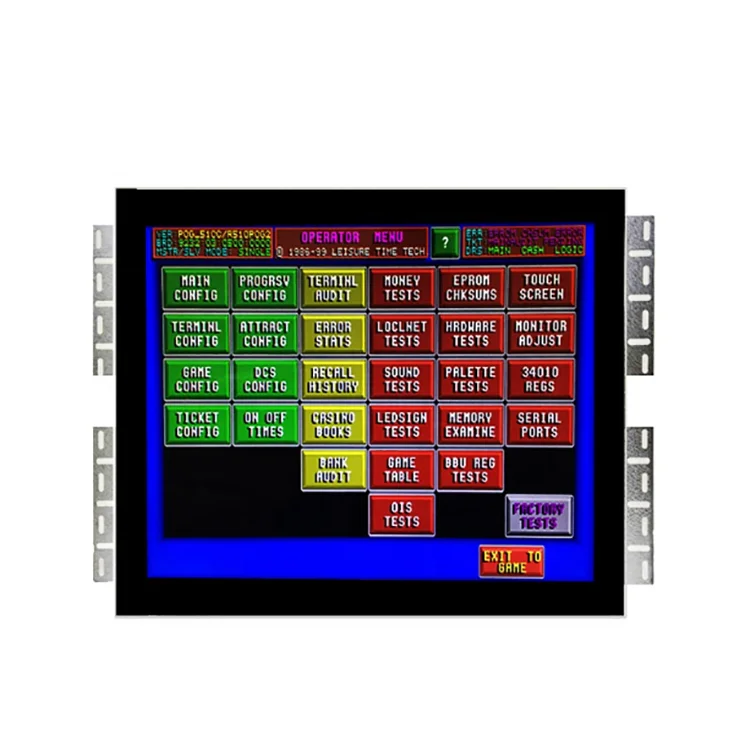 17 15 inch POG game touch screen monitor game monitor for video game cabinet