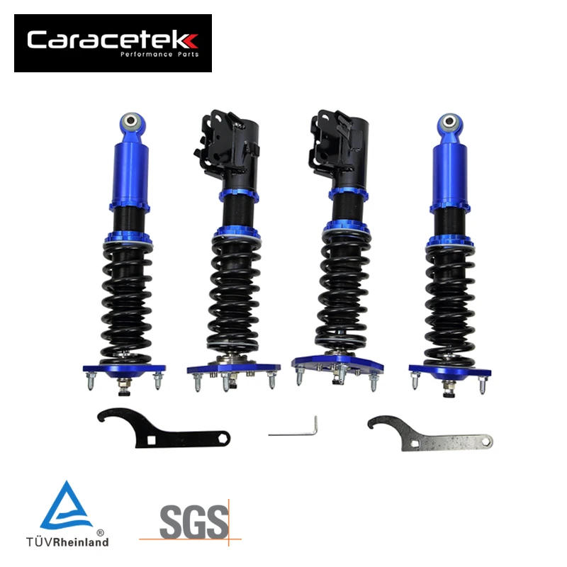 Caracetek Adjustable Coilover Suspension Kit with MONO Tube for Japanese Car