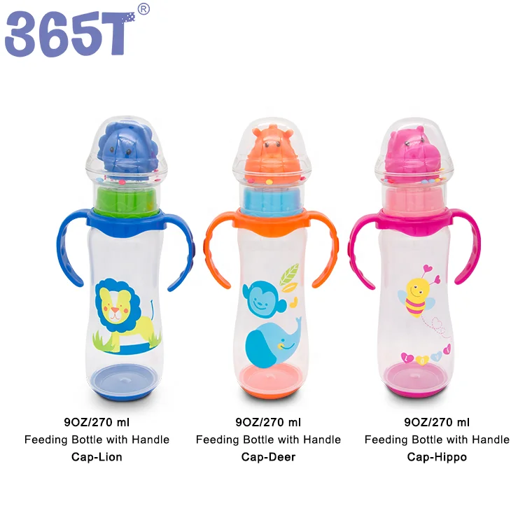 365T, оптовая продажа, бутылочка для кормления в форме животного без бисфенола А, 9 унций, 270 мл, Детская Бутылочка с упаковкой