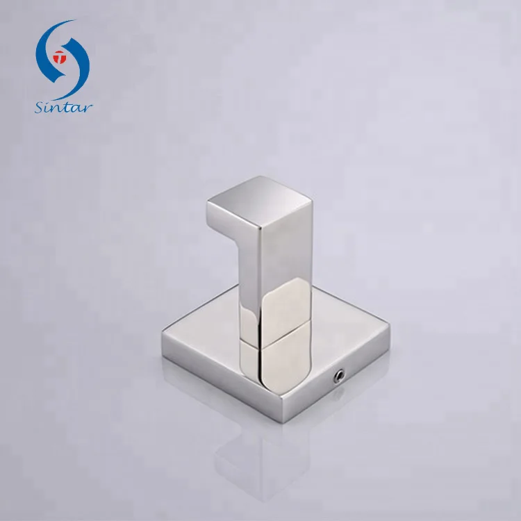 
304 Stainless Steel Modern Bathroom Accessories Wall mounted Mirror Polished Robe Hooks 