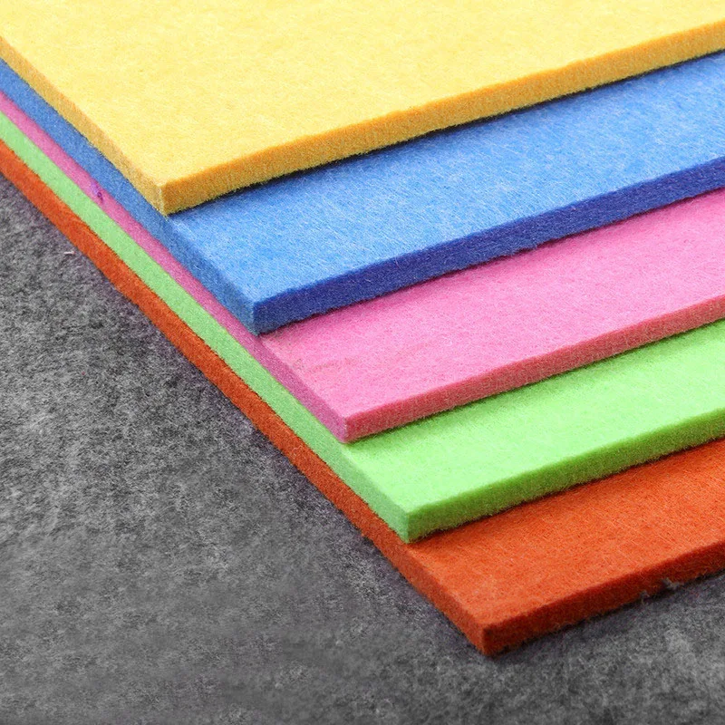 High Quality 3mm DIY Felt Paper Multi Color Nonwoven Polyester Felt