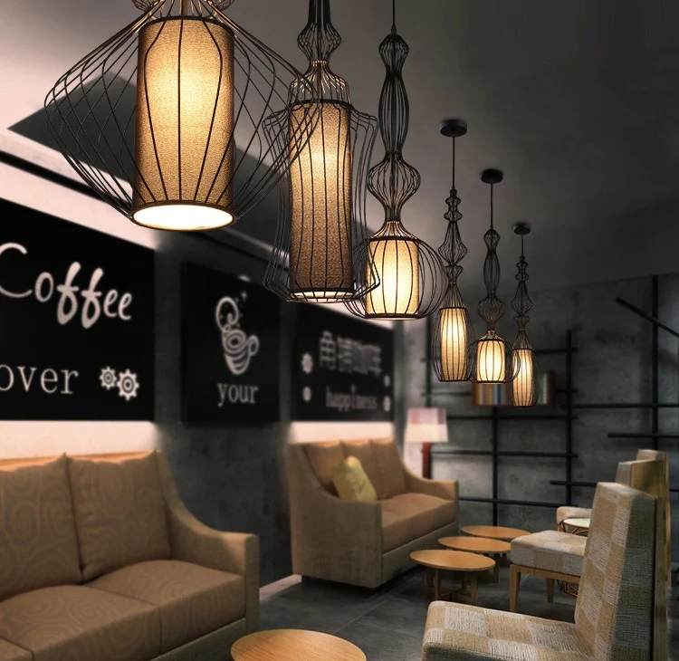 simple fancy vintage lamp black ceiling items for home and hotel decor metal frame