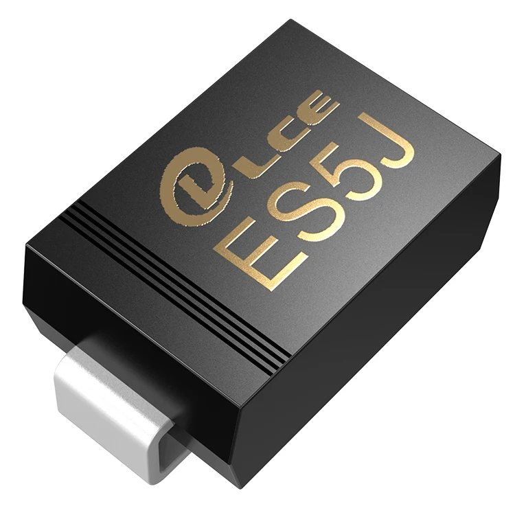 
 Бесплатный образец от производителя LCE 5.0Amp 50 в 100 в 150 в 200 в 300 в 400 в 600 в ES5J SMC SMD, супербыстрый Восстанавливающий выпрямитель  