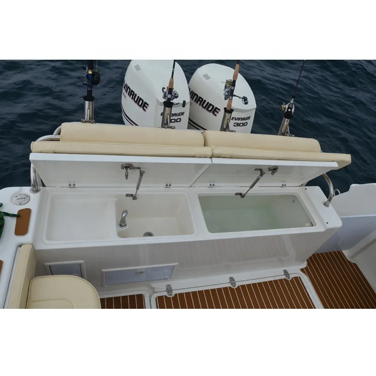 32WA sport fiberglass speed fishing boat cabin boat motor yacht support for custom