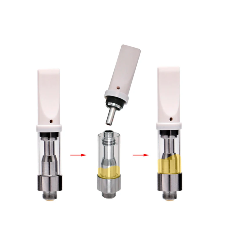 wholesale products 510 thread cbd vape cartridge 0.5ml Ceramic Coil cartridge