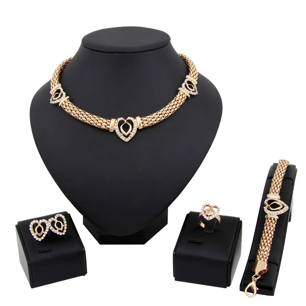 Jewelry Set,jewelry Women Set,full Set Jewelry Gold Brazilian CHRISTIAN Opp Bag Alloy Wedding Jewelry Sets Dubai Bridal 20 Sets