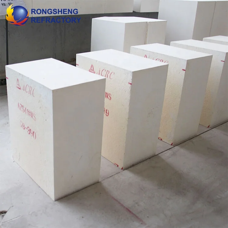 AZS двуокись циркония, корунд огнеупорный кирпич для печи