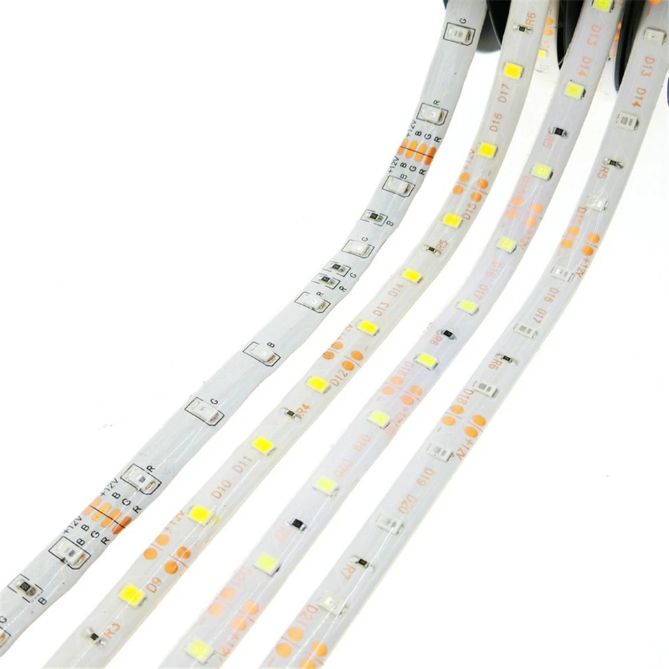 12V DC 3528 SMD LED Strip light 300leds 16.4 feet white flexible tape lights Decorate for Bedroom Boat Car TV backlighting