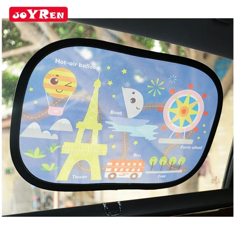Customized car sun visor baby shades for car windows car sunshade for kid