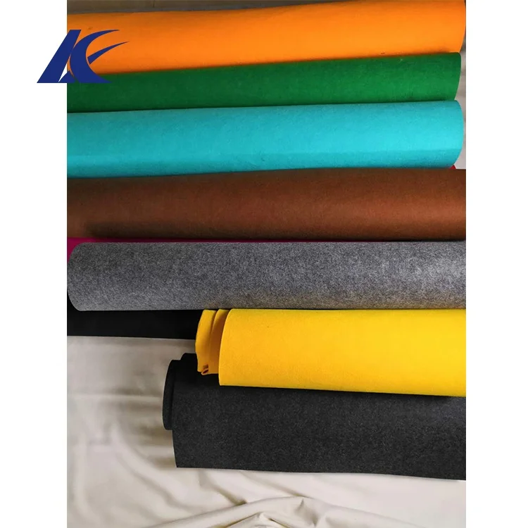 
Colored Polyester Felt Fabric Heat Resistant Polyester Fabric Wool Felt Fabric 