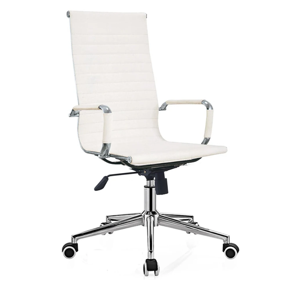С Высокой Спинкой Поворотный директор работа лучший удобный белый офисный стул