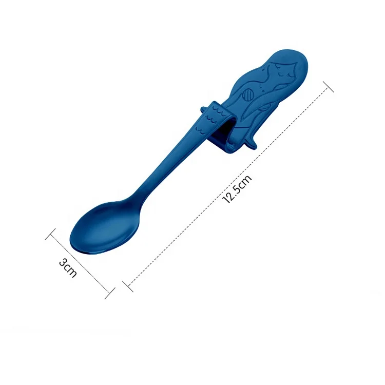 Mermaid Coffee Spoon Curved Stainless Steel hanging spoon