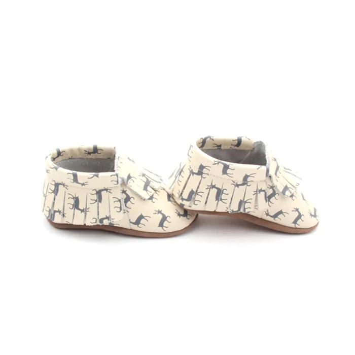 2021 Newest Custom Style Pattern Cute Baby Fringe Shoes Moccasins For Baby