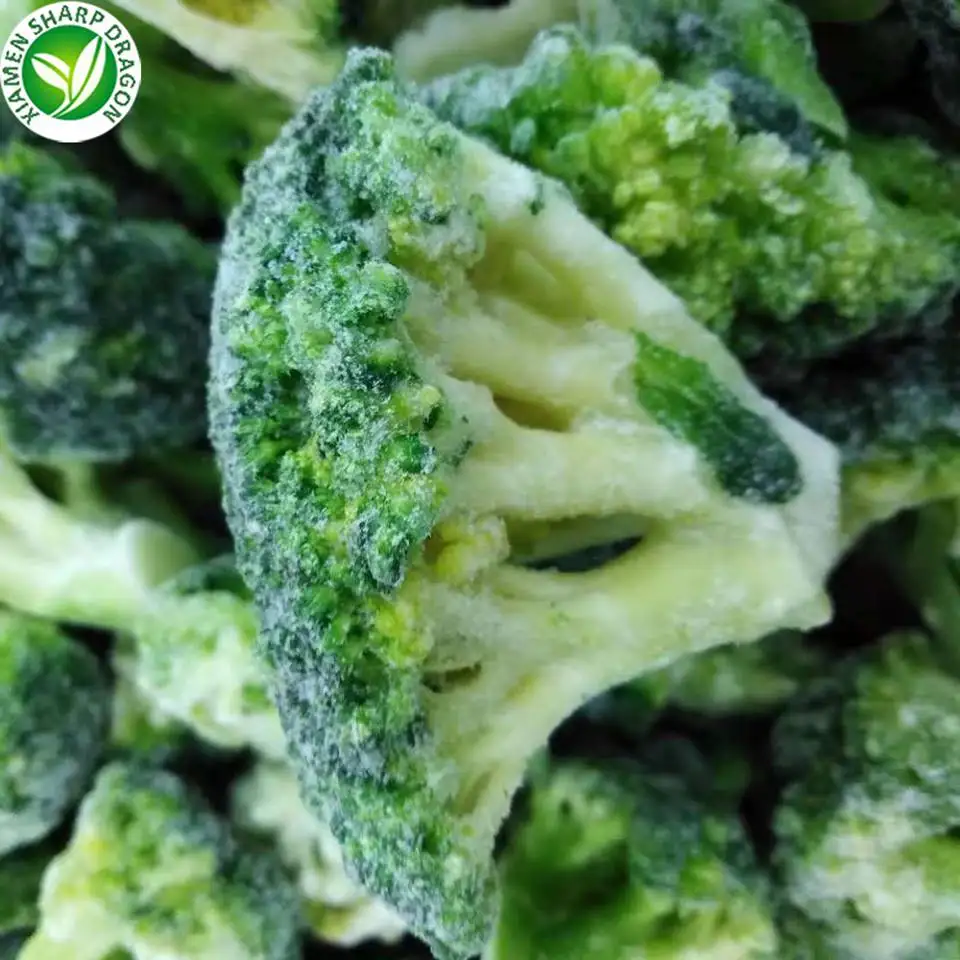 Сыпучие IQF замороженные брокколи вырезать Florets
