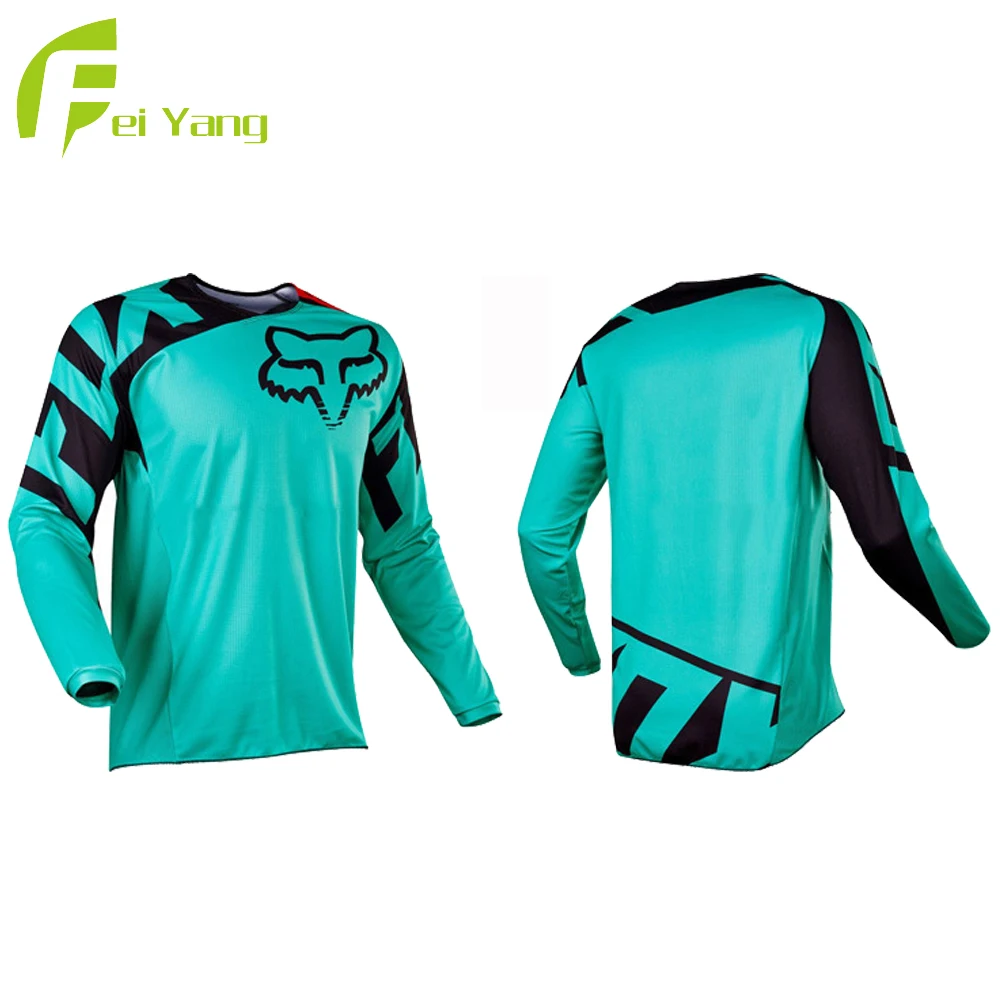 Summer breathable and quick dry waterproof racing clothing downhill mountain bike jersey
