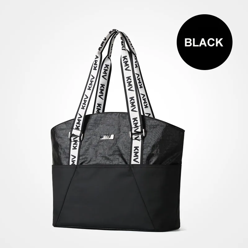 
Custom Tote Bag High Quality with Shoe Compartment Nylon Gym Bag Tote 