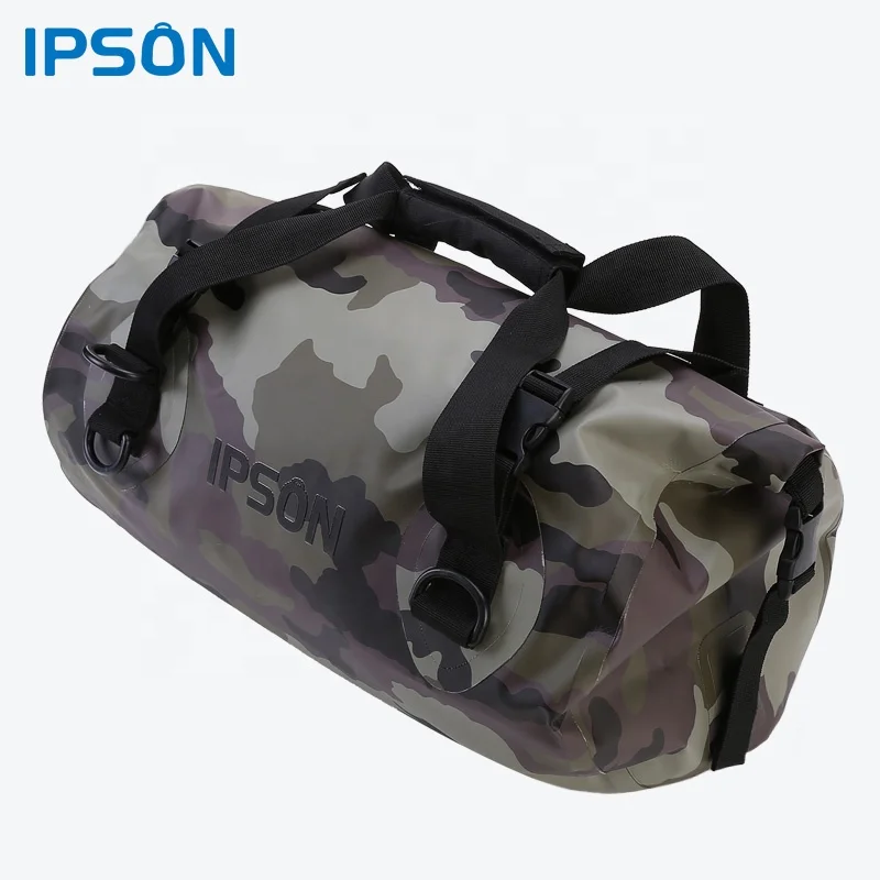 
IPSON 500D PVC Outdoor Waterproof Duffel Bag/Camouflage bag 