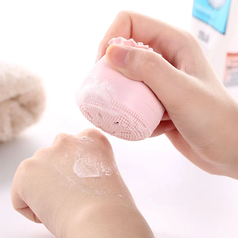 Wholesale Bulk Trending Products Soft Custom Makeup Wireless Clean Wash Beauty Silicone Face Brush