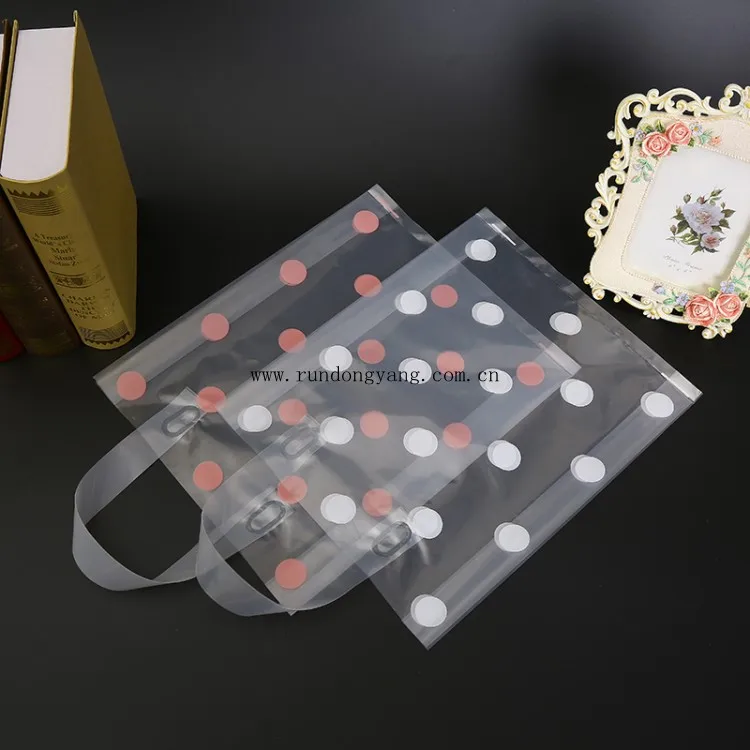 Factory Price Custom Fashion Handbag Shopping Transparent Clear Plastic PVC Hand Bags
