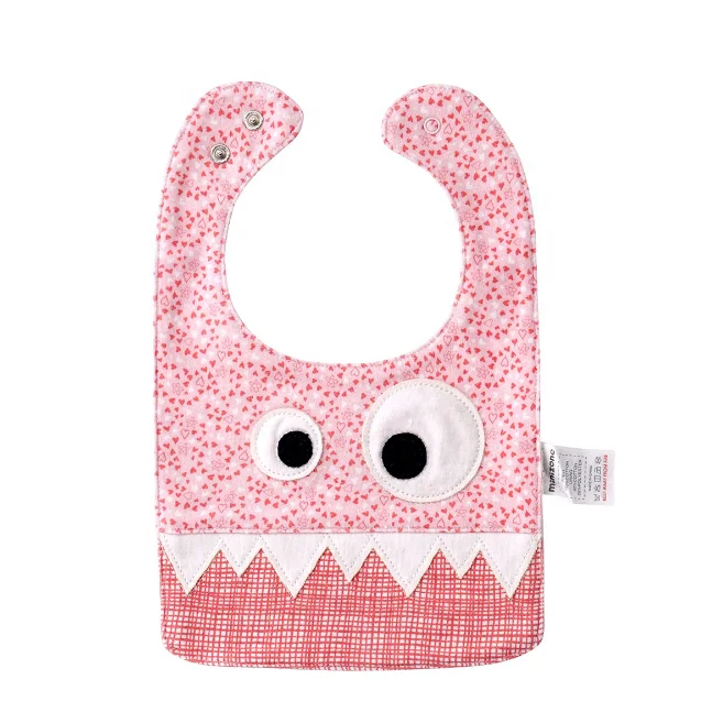 
Large baby bibs cute litter monster pattern all seasons muslin baby bibs 
